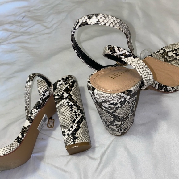 Snake skin heels - Picture 3 of 4